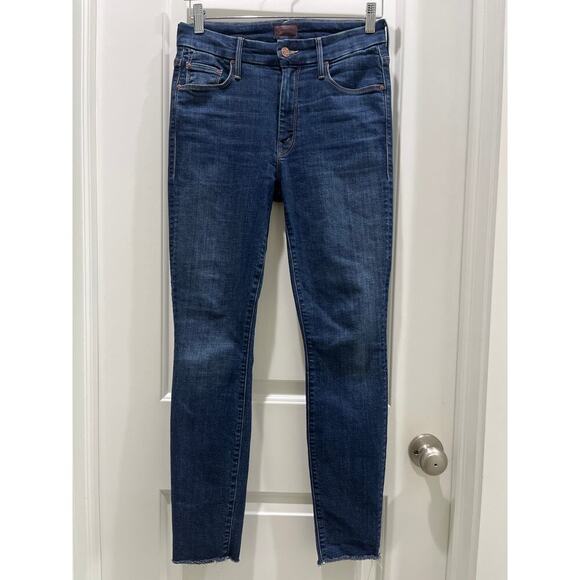 Mother The Looker Ankle Fray Skinny Jeans in Hot Springs Sz 26 - Picture 2 of 10